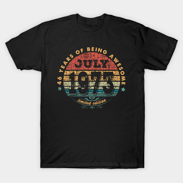 born in 1973 t shirt